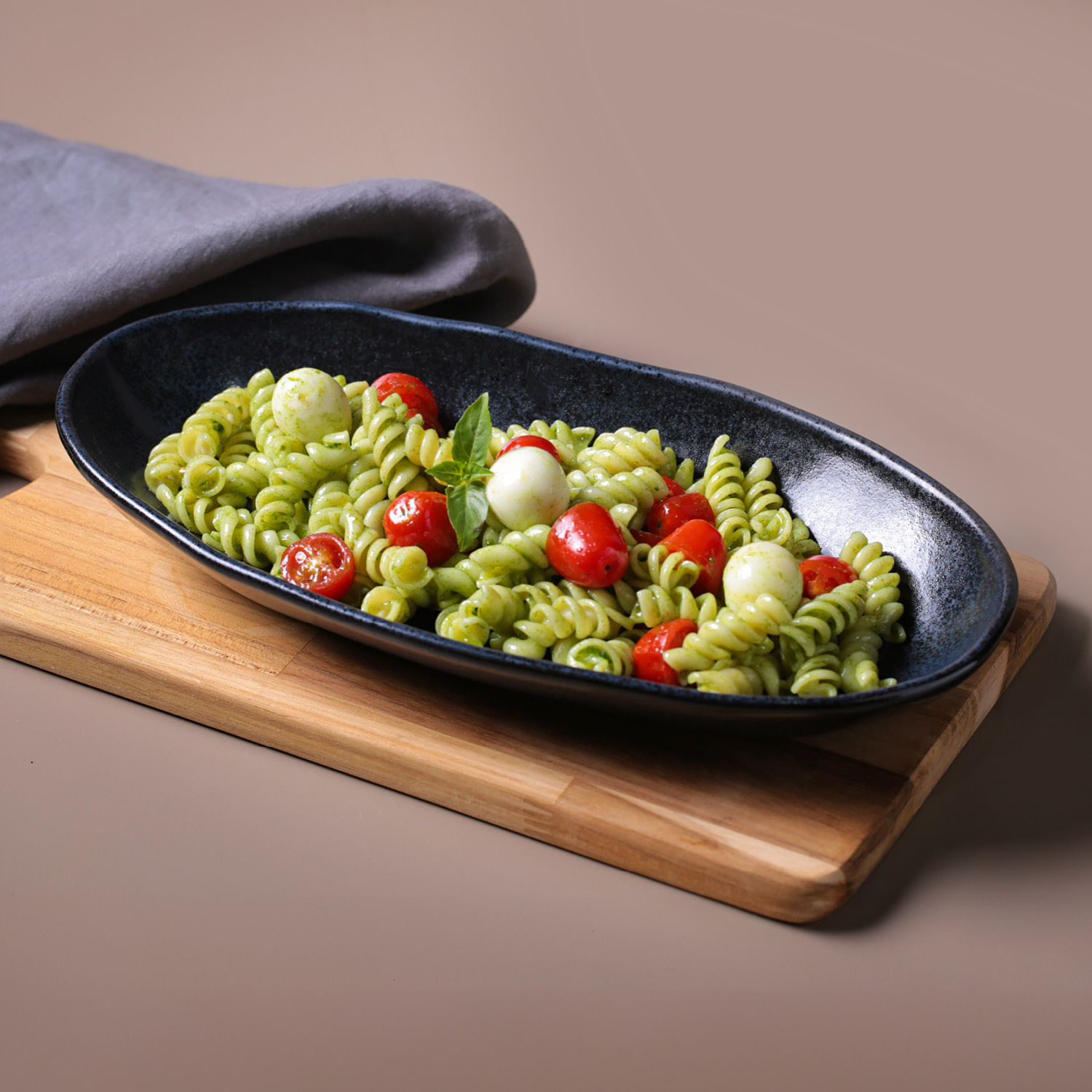 Conjunto com 4 Travessas Oval Funda G Orgânico Night Blue 32x16cm 650ml - Imagem 2