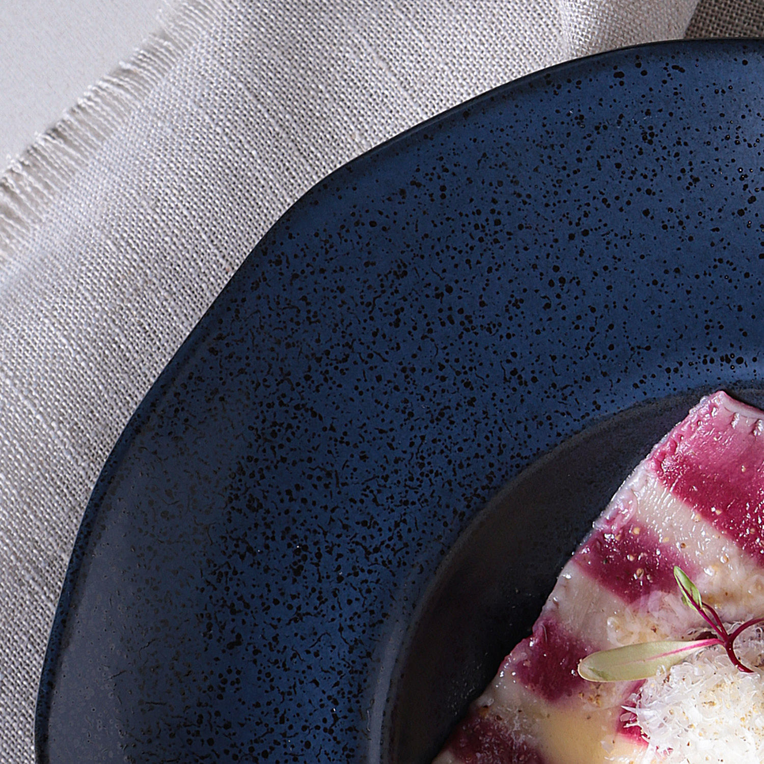 Conjunto com 4 Pratos de Massa Orgânico Night Blue Ø28x6,5cm 450ml - Imagem 6