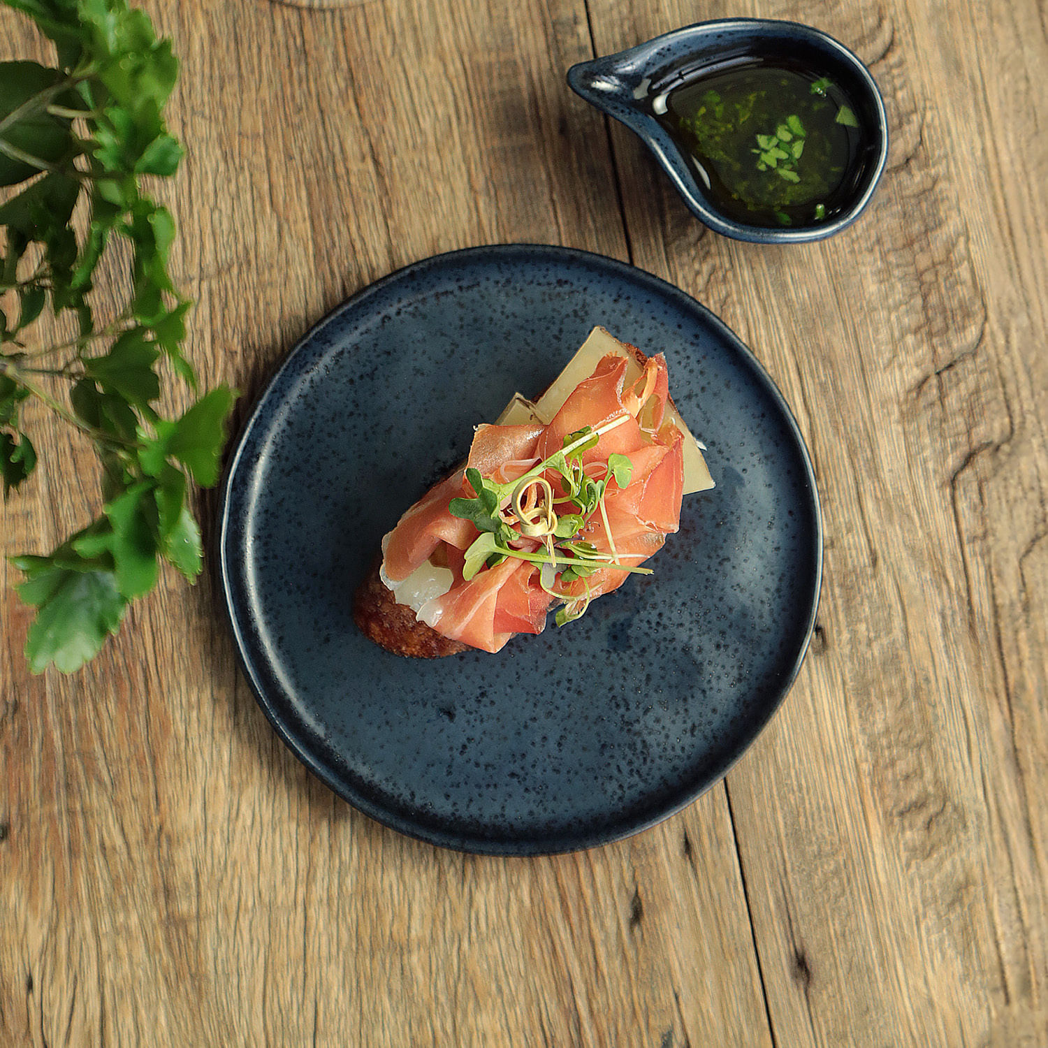 Conjunto com 6 Pratos de Pão Bio Night Blue Ø15,5x1,6cm - Imagem 3