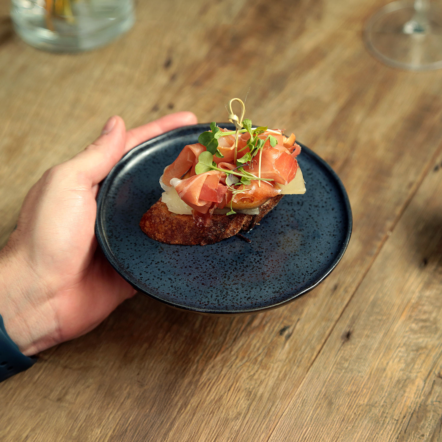 Conjunto com 6 Pratos de Pão Bio Night Blue Ø15,5x1,6cm - Imagem 2