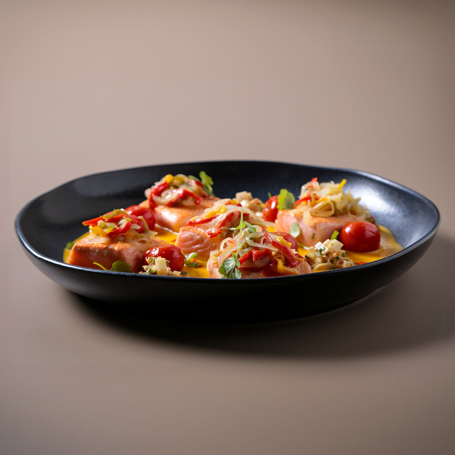 Travessa Redonda Grande Orgânico Stoneware Night Blue Ø36cm - Imagem 4