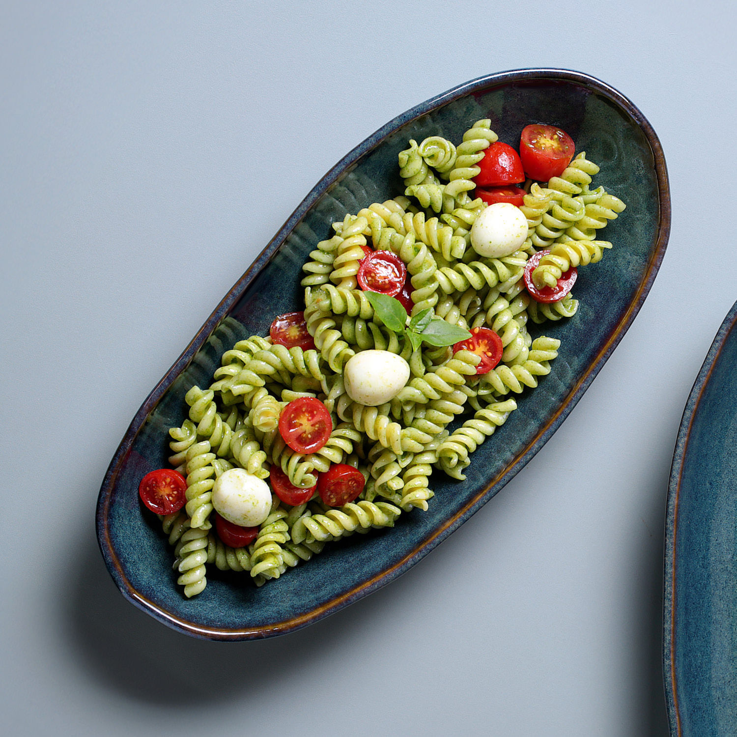 Conjunto com 4 Travessas Oval Funda G Orgânico Oceano 32x16cm 650ml - Imagem 3