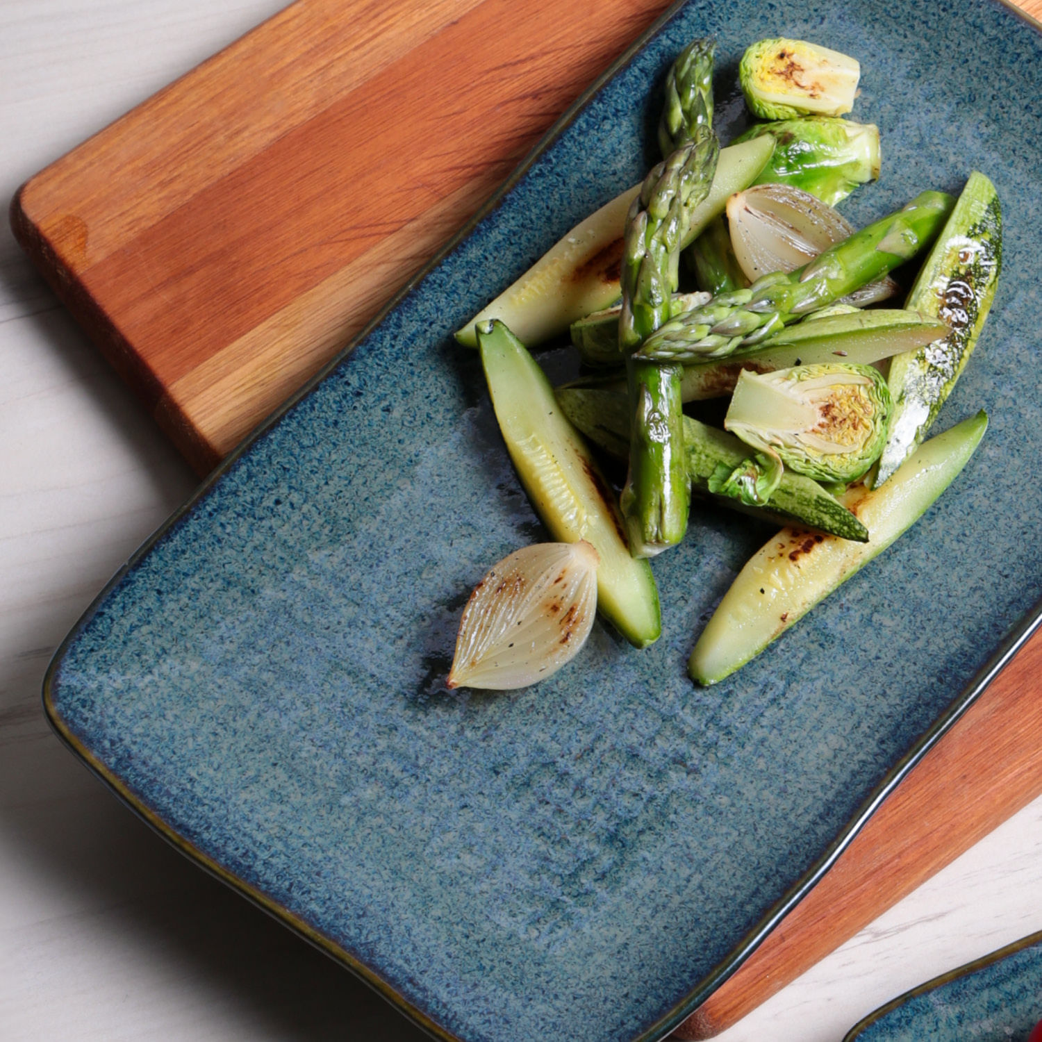 Conjunto com 4 Travessas Retangular Média Juta Oceano 27x16cm - Imagem 4