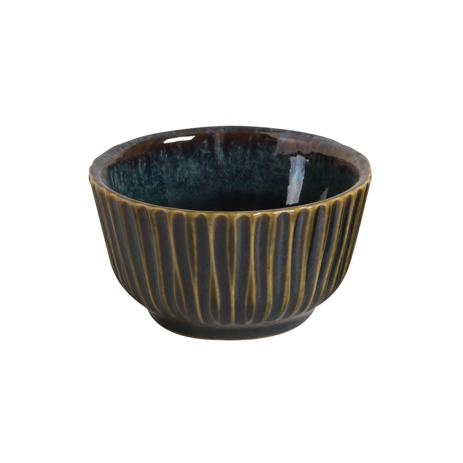Conjunto com 6 Ramequins Médio Linhas Oceano Ø9x5cm 170ml