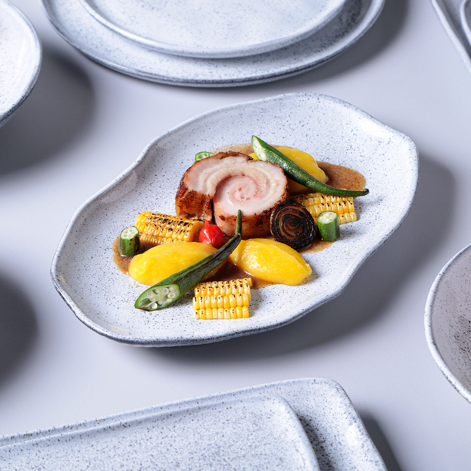 Conjunto com 4 Travessas Oval Rasa Média Bio Echo 30x20cm - Imagem 2