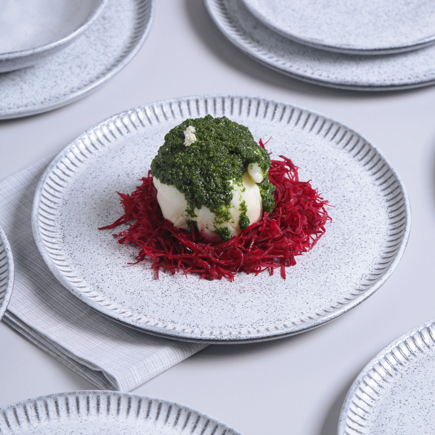 Conjunto com 6 Pratos Raso Linhas Echo Ø27,5cm - Imagem 2