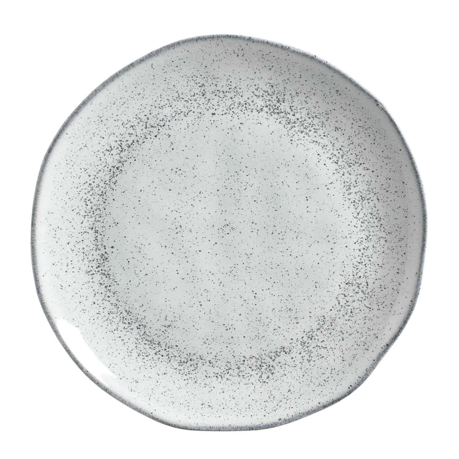 Conjunto com 6 Pratos Raso Orgânico Echo Ø26,5cm