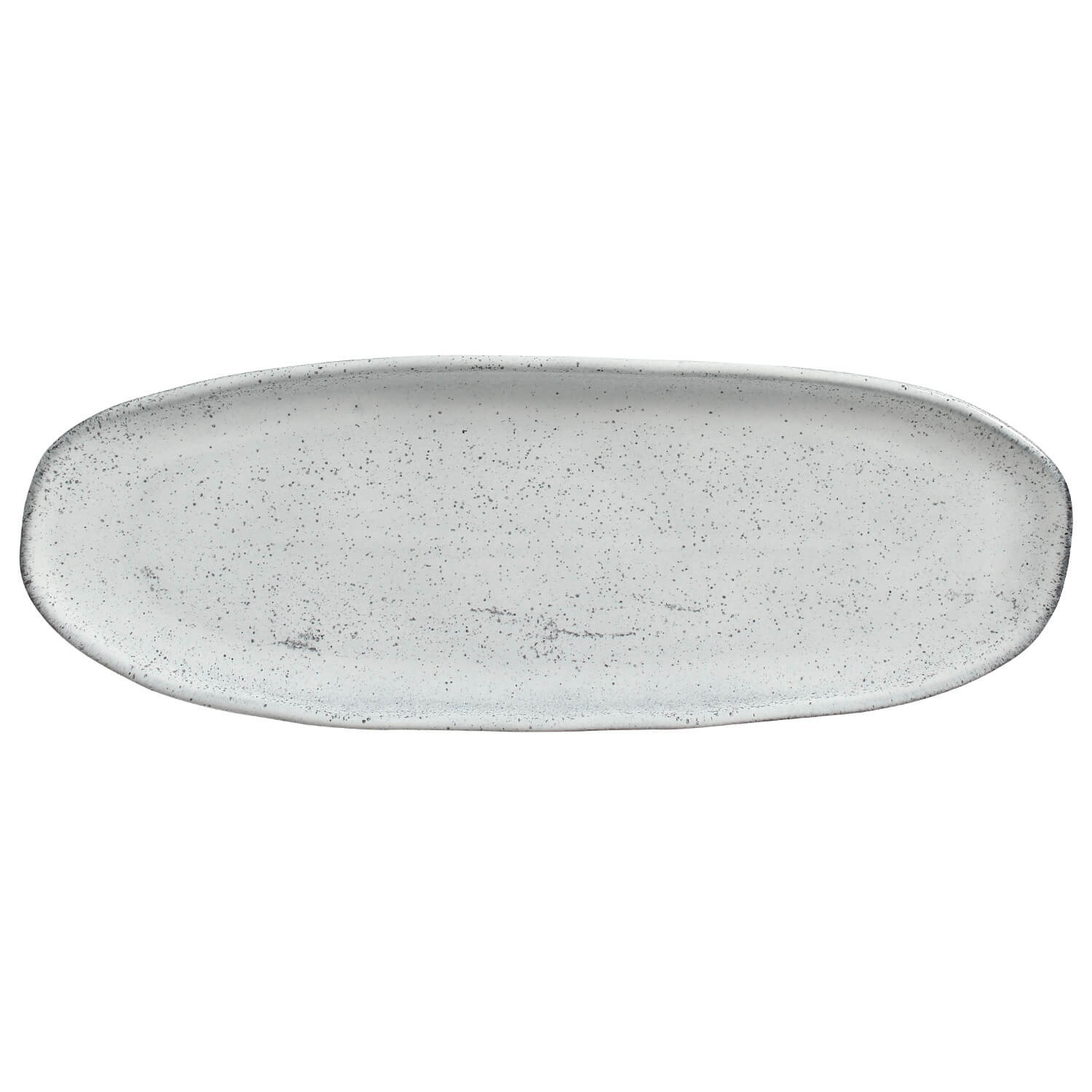Conjunto com 4 Travessas Oval Rasa Grande Orgânico Echo 36x13cm