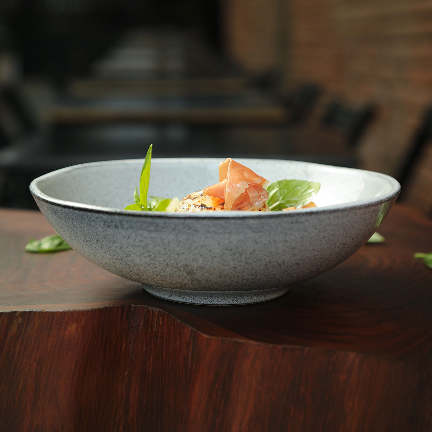 Tigela Média Orgânico Stoneware Echo Ø25x8cm 1961ml - Imagem 4