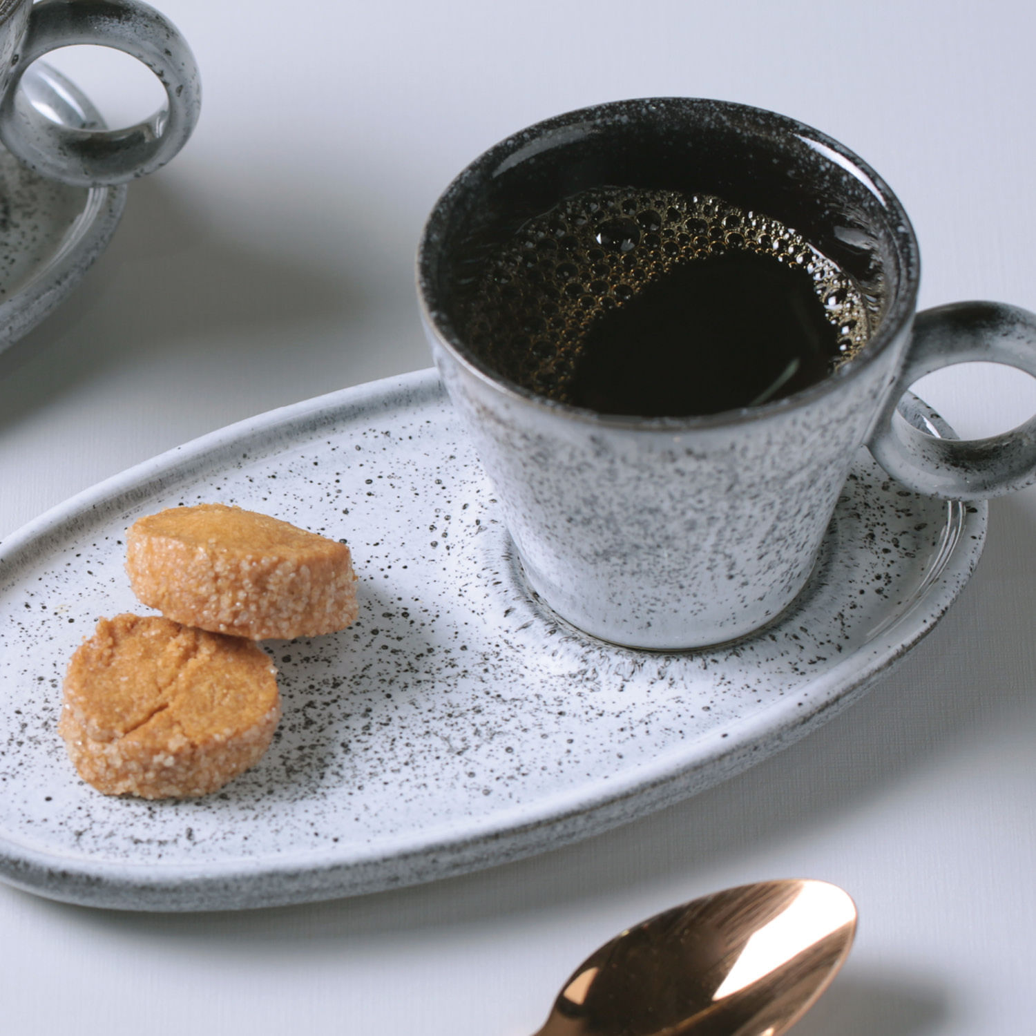 Conjunto com 6 Xícaras de Café Neo com Pires Oval Echo 110ml - Imagem 5