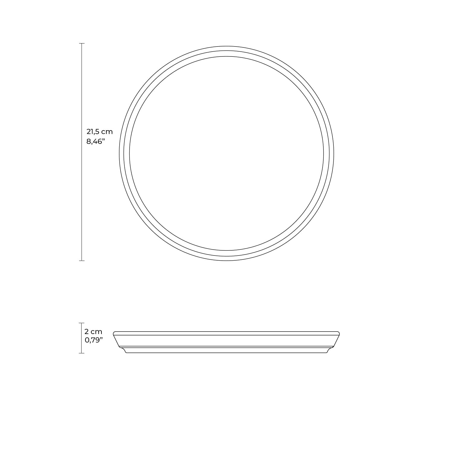 Conjunto com 6 Pratos de Sobremesa Neo Echo Ø21,5cm - Imagem 7