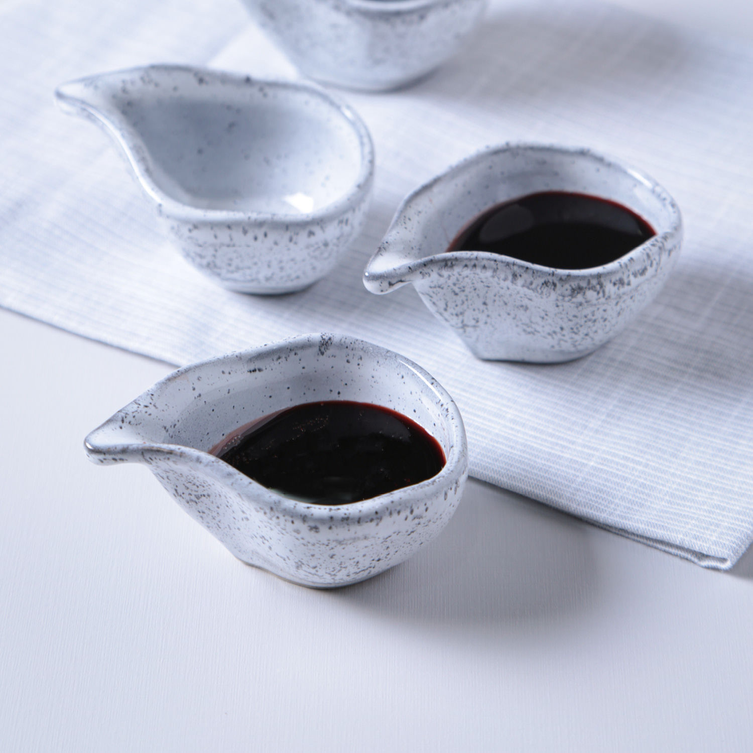 Conjunto com 6 Molheiras Oval Orgânico Echo 8x6cm 40ml - Imagem 2