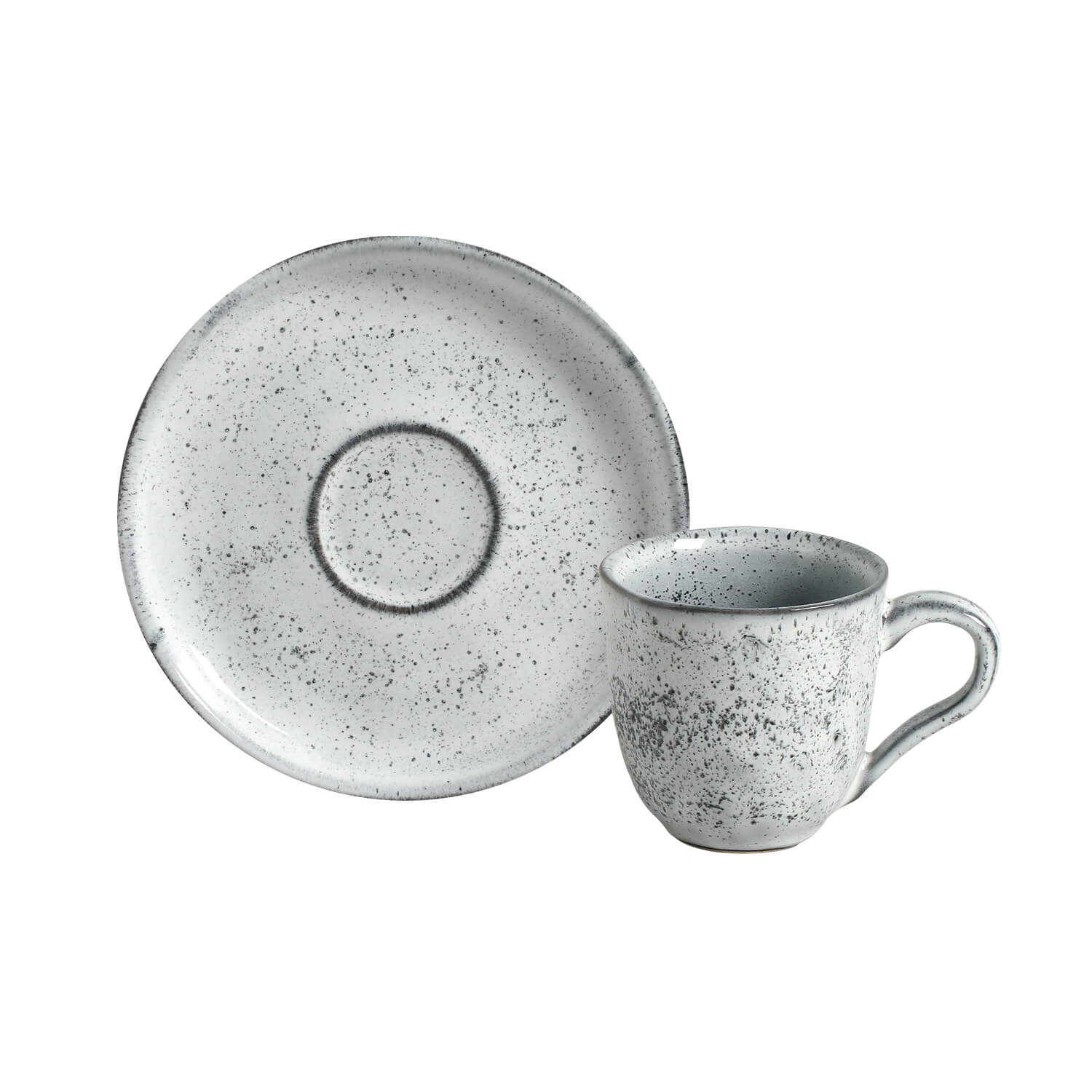 Conjunto com 6 Xícaras de Café com Pires Bio Echo 120ml