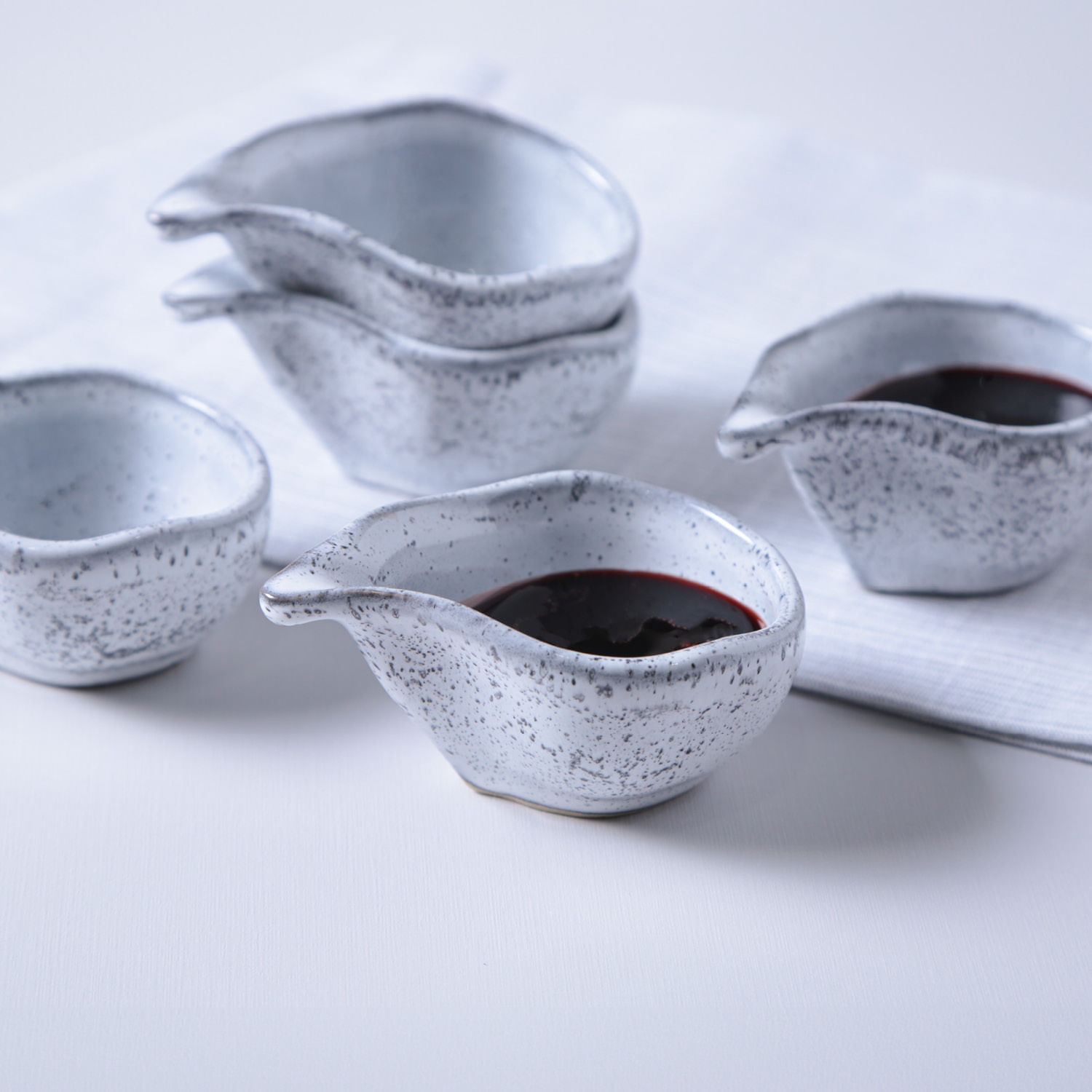 Conjunto com 6 Molheiras Oval Orgânico Echo 8x6cm 40ml - Imagem 4