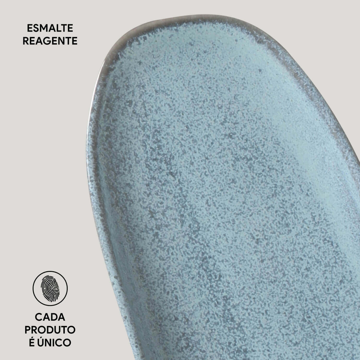 Conjunto com 4 Travessas Oval Rasa Grande Orgânico Breeze 36x13cm - Imagem 5