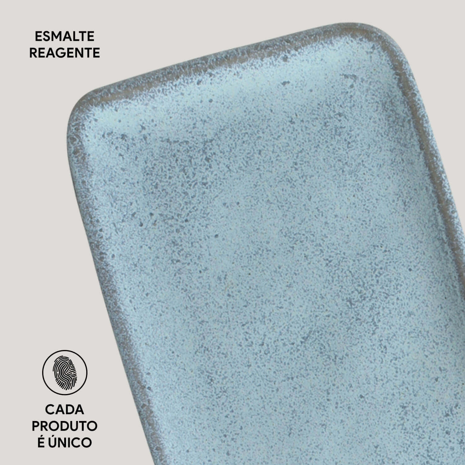 Conjunto com 4 Travessas Retangular Média Orgânico Breeze 33x13cm - Imagem 5