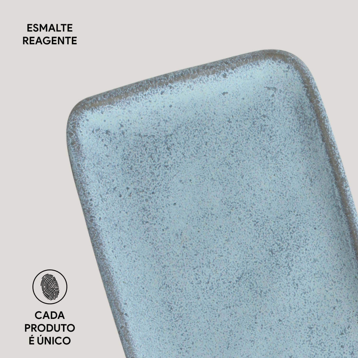 Conjunto com 4 Travessas Retangular Pequena Orgânico Breeze 22x9,5cm - Imagem 5