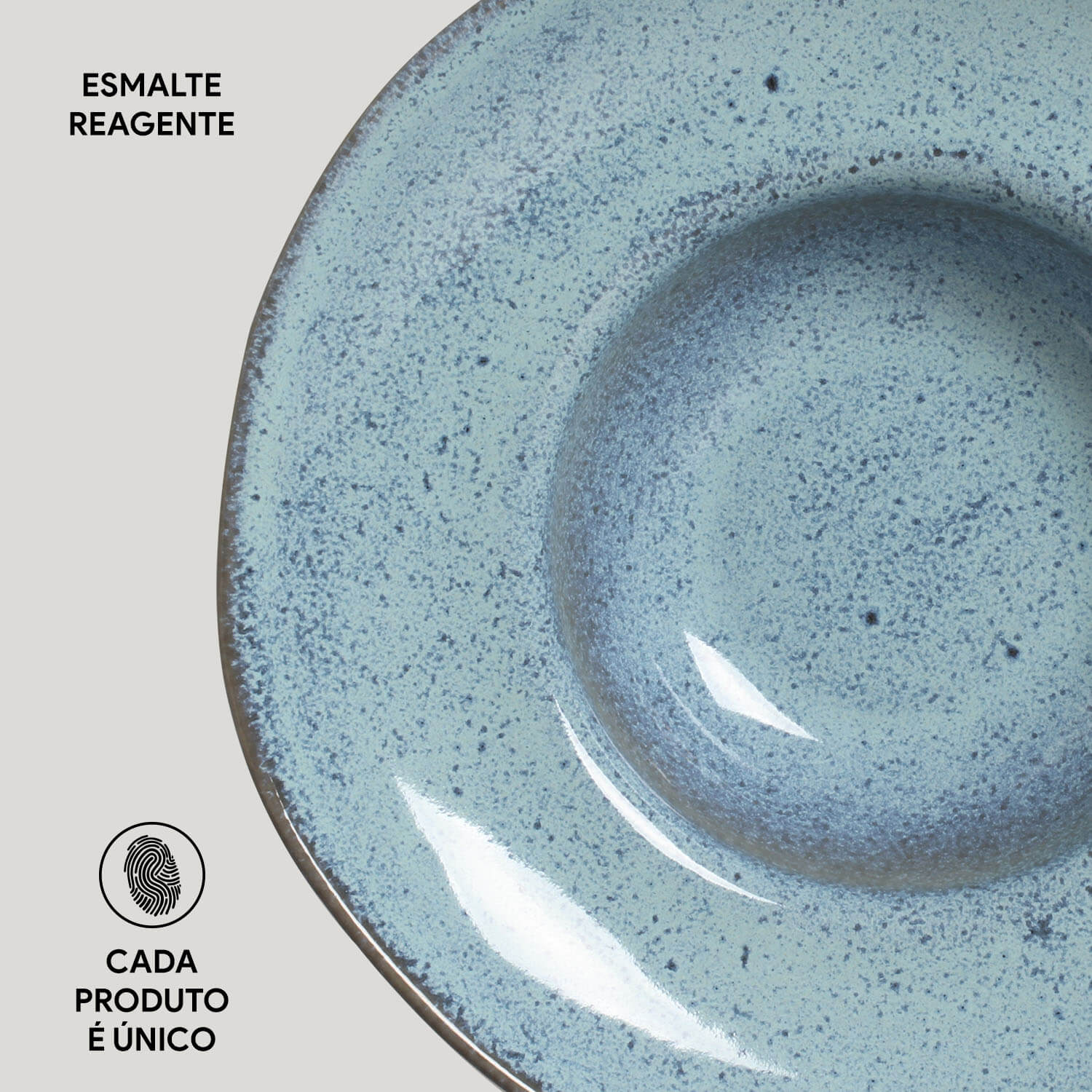 Conjunto com 4 Pratos de Massa Orgânico Breeze Ø28x6,5cm 450ml - Imagem 5