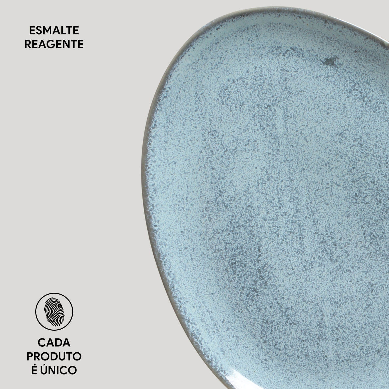 Conjunto com 6 Pratos de Sobremesa Oval Orgânico Breeze 22,5x16,5x2,5cm - Imagem 5