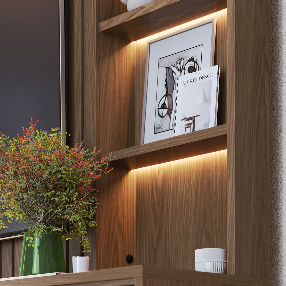 Estante Cancun Amêndoa 2,40m - Imagem 6