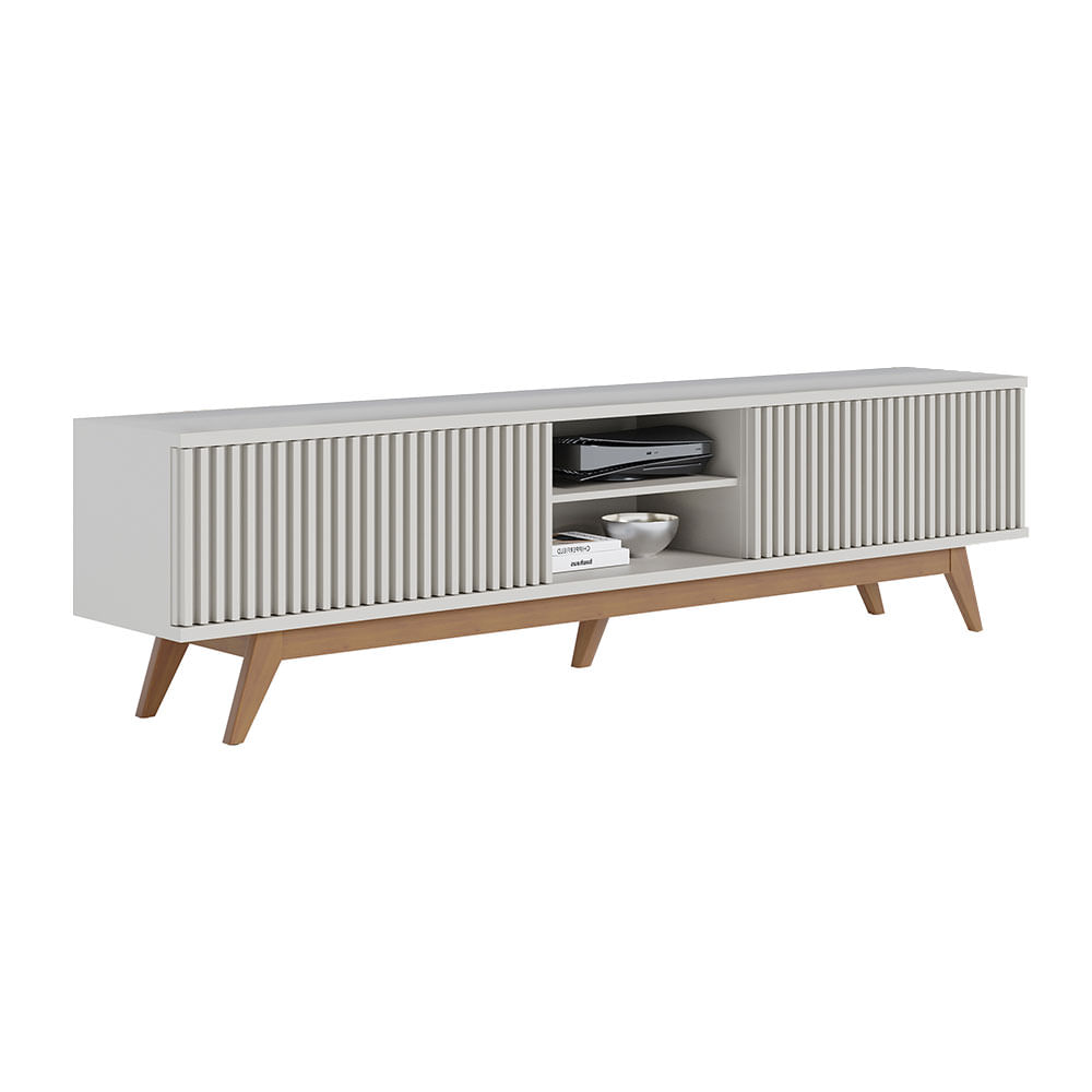 Rack Fortaleza com 4 Portas Off White