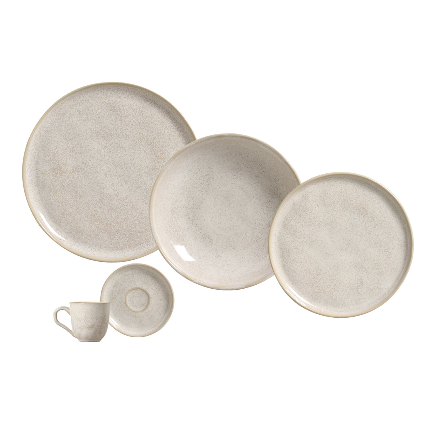 Aparelho de Jantar 30 Peças Bio Latte