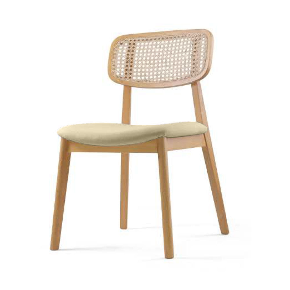 Cadeira Duna Cru Base Mel Design Estúdio Inter Conforto Superior