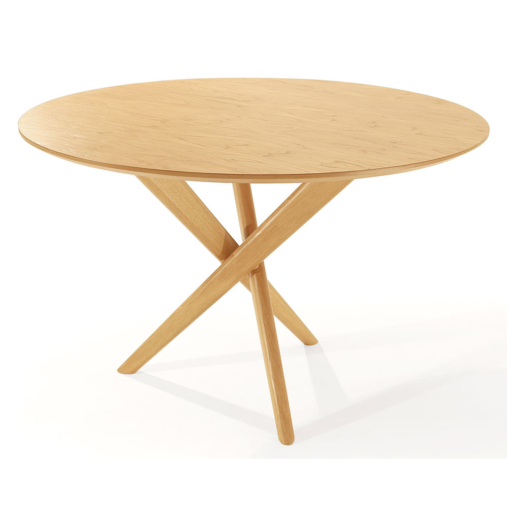 Mesa de Jantar Sellenium Redonda 1,20m -  Design Orgânico