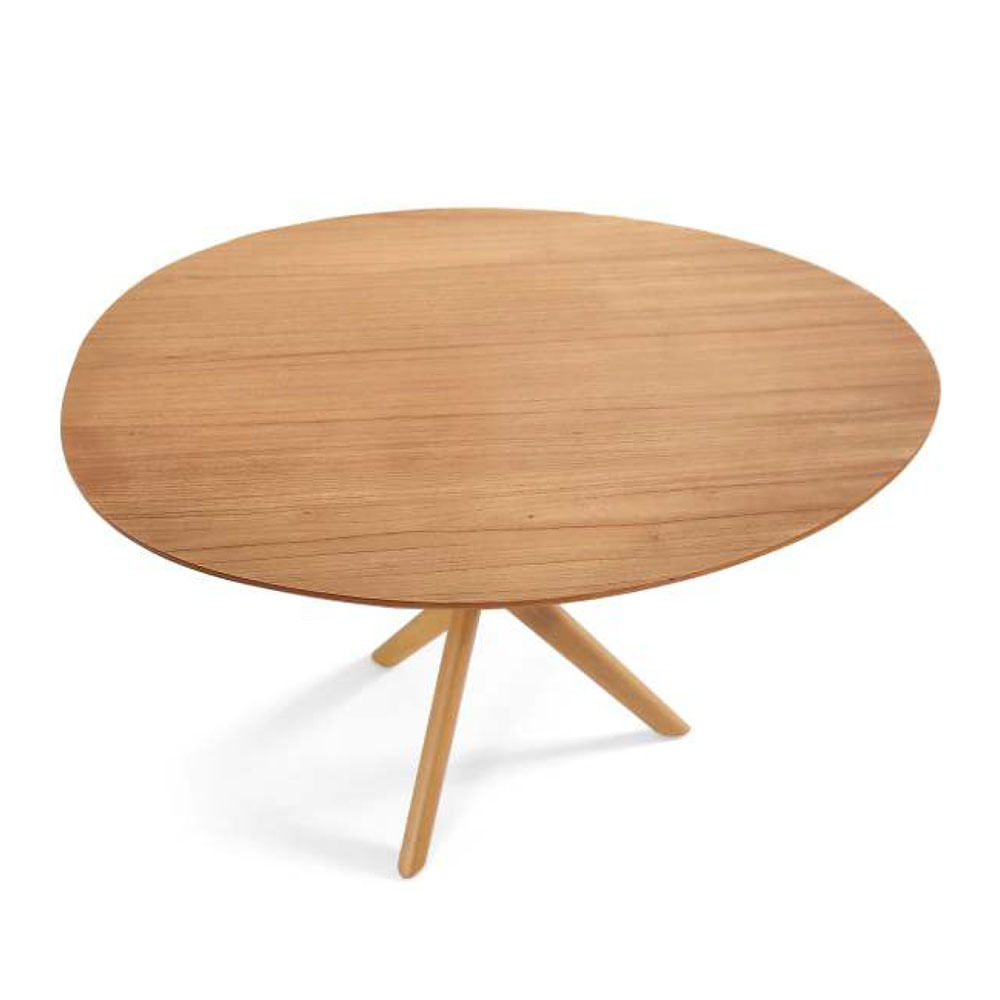 Mesa de Jantar Sellenium Redonda 1,20m - Design Orgânico - Imagem 2