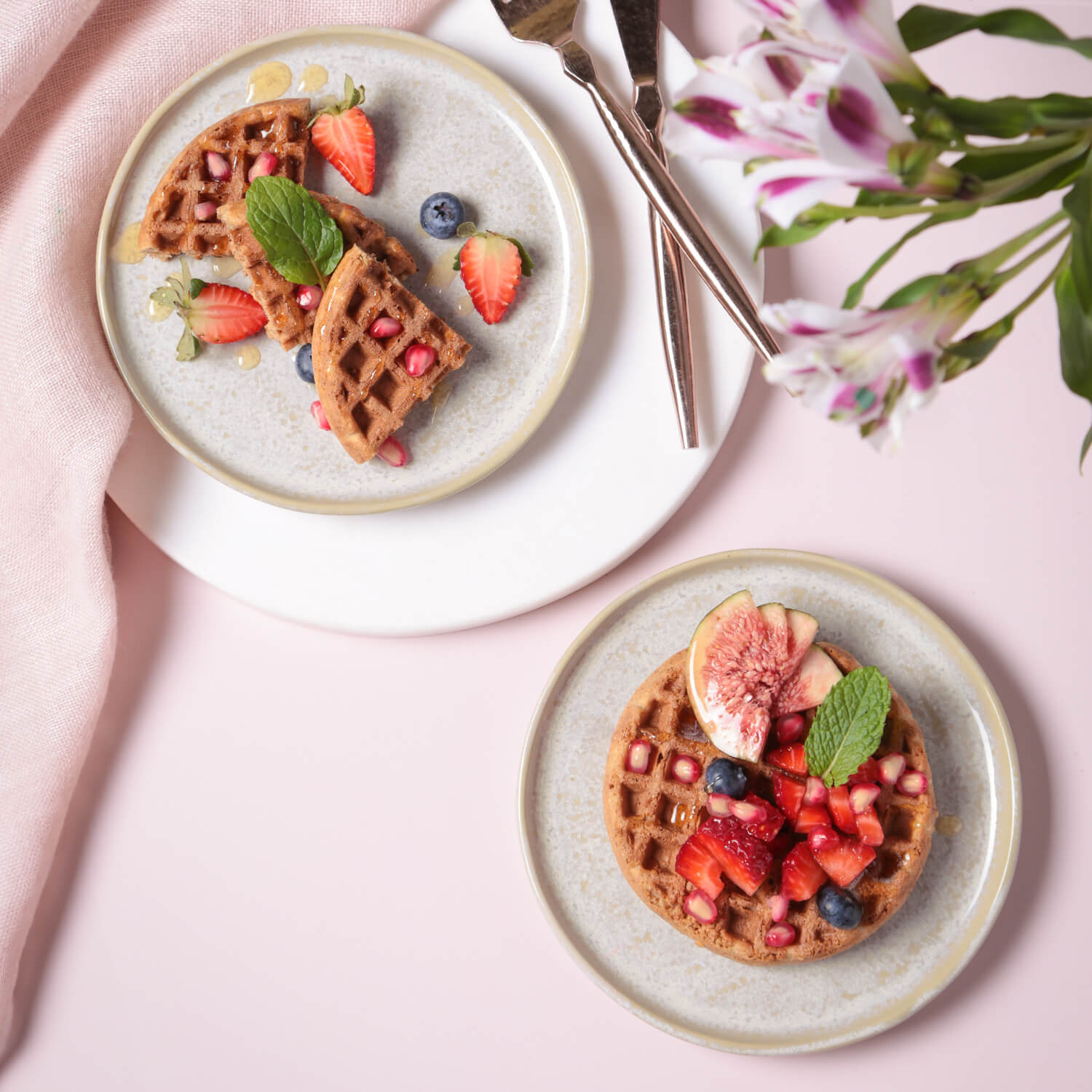 Conjunto com 6 Pratos de Pão Bio Latte Ø15,5x1,6cm - Imagem 4