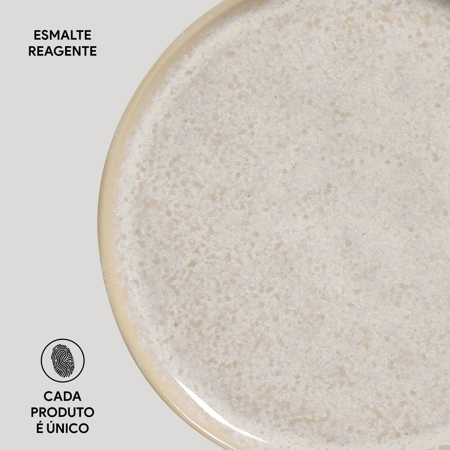 Conjunto com 6 Pratos de Pão Bio Latte Ø15,5x1,6cm - Imagem 5