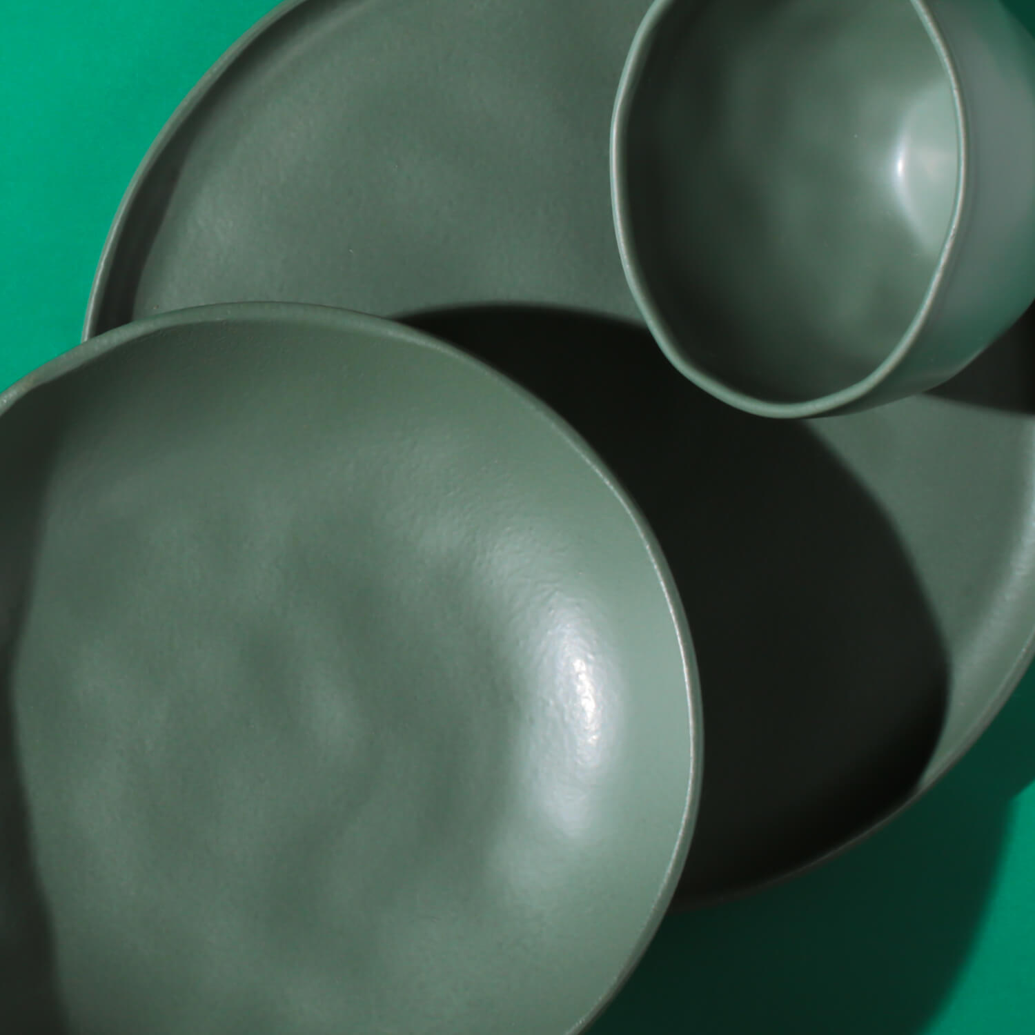 Conjunto com 6 Pratos Fundo Bio Stoneware Leaf Ø22,5cm 830ml - Imagem 6