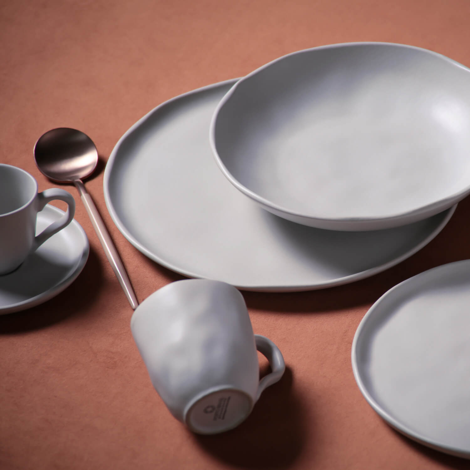 Conjunto com 6 Pratos Raso Bio Stoneware Vit Ø27,5cm - Imagem 4