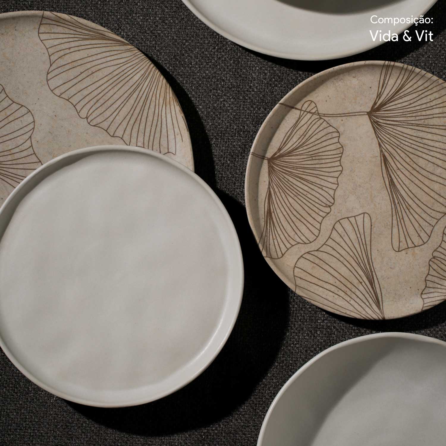 Conjunto com 6 Pratos Raso Bio Stoneware Vit Ø27,5cm - Imagem 11