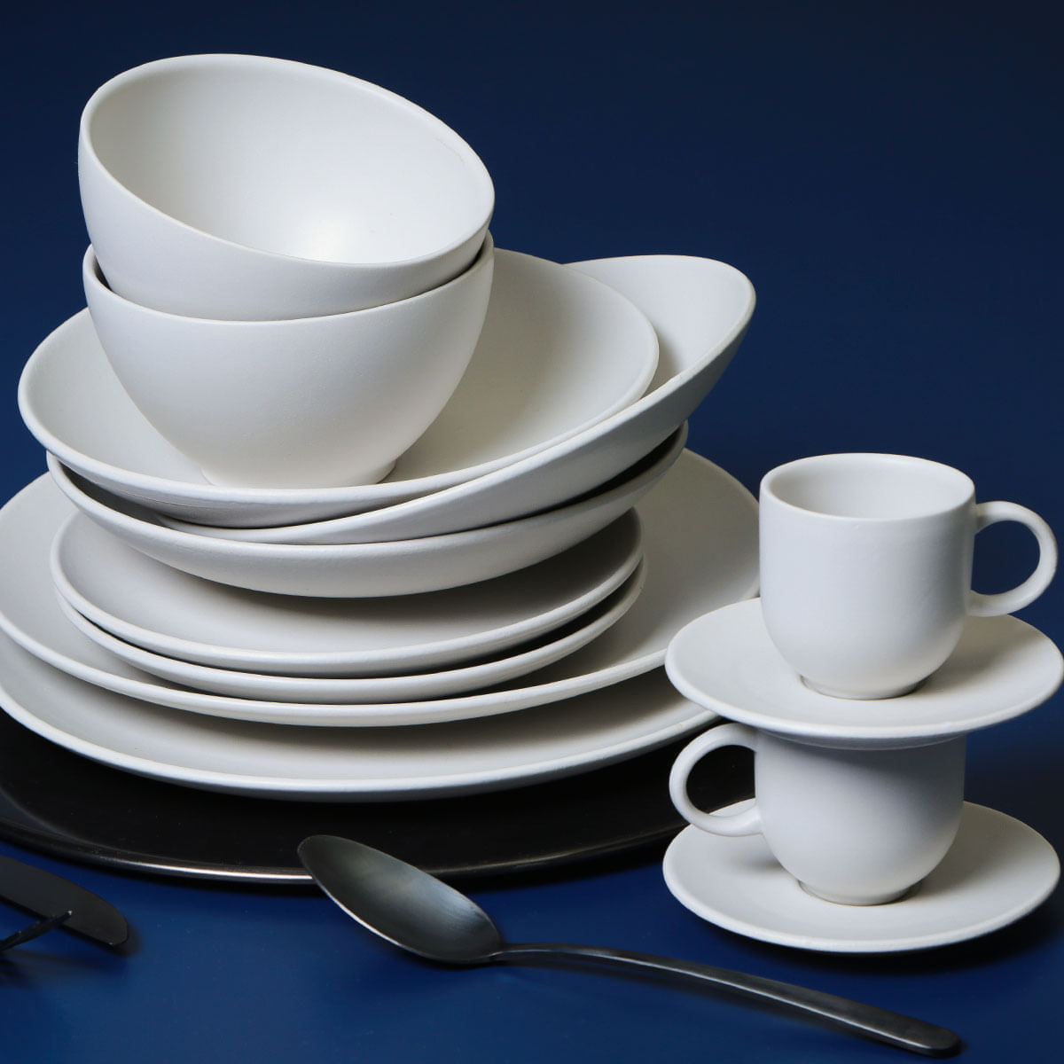 Conjunto com 6 Pratos Raso Coup Stoneware Vit Ø26cm - Imagem 4