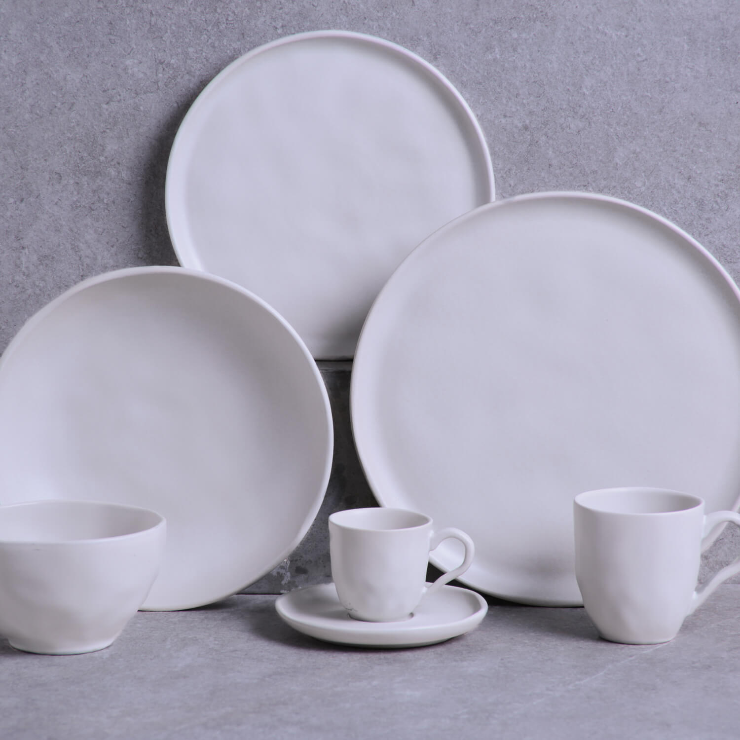 Conjunto com 6 Pratos de Sobremesa Bio Stoneware Vit Ø21,5cm - Imagem 3