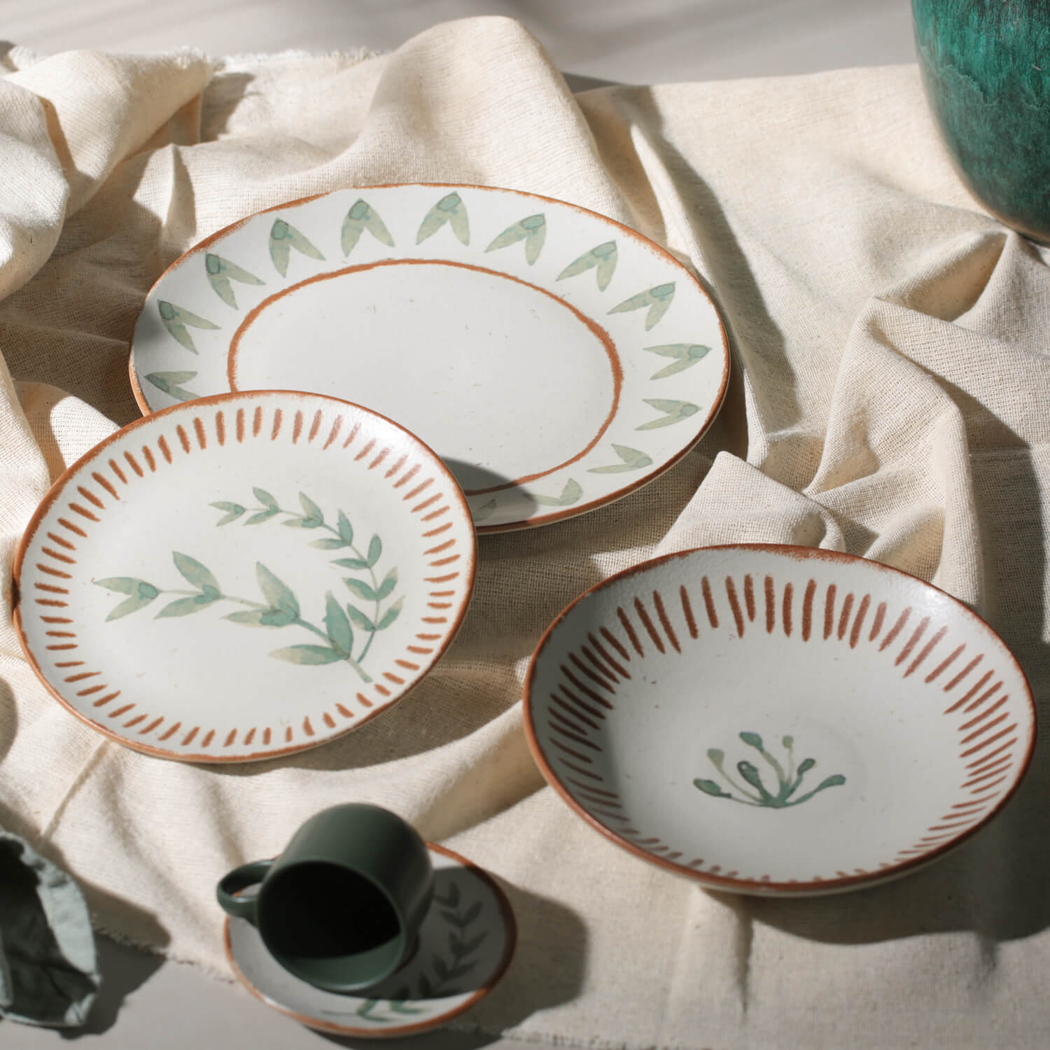 Conjunto com 6 Pratos Raso Coup Stoneware Magari Ø26cm - Imagem 2