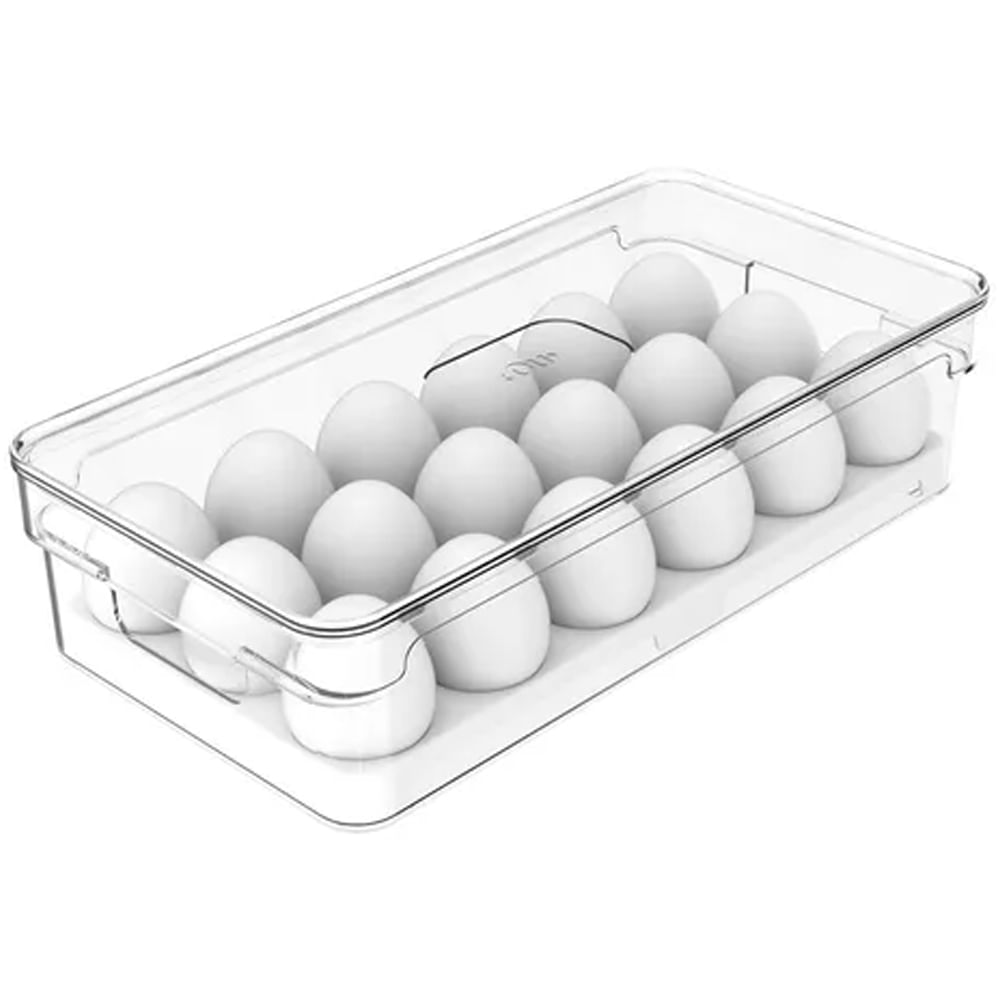 Pote Organizador Clear Fresh para Ovos 18 und - OU