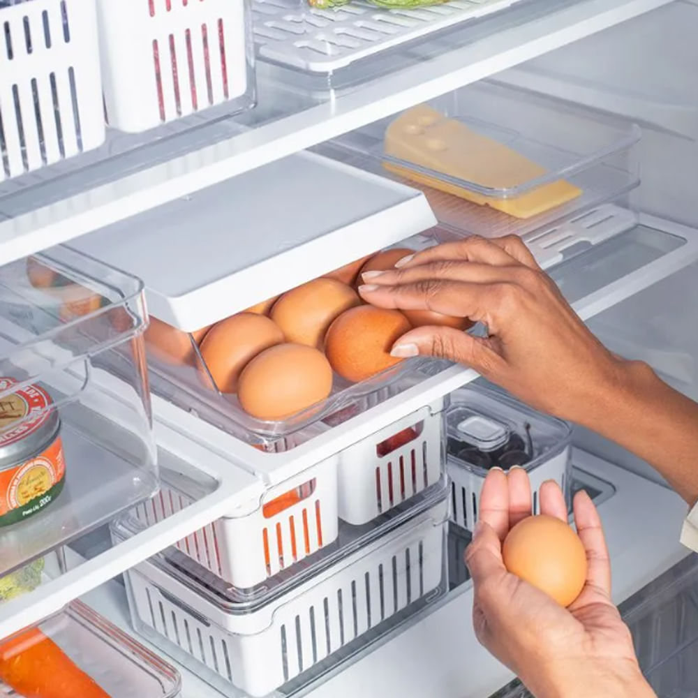Pote Organizador Roll Clear Fresh para Ovos 21 und - OU - Imagem 4