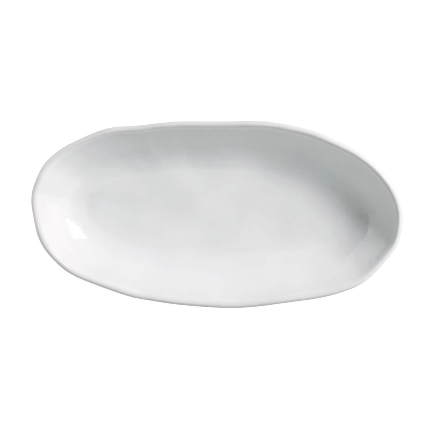 Conjunto com 4 Travessas Oval Funda G Orgânico New White 32x16cm 650ml