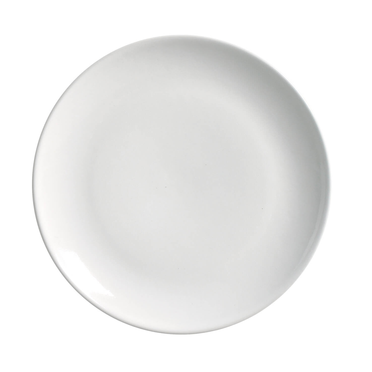 Conjunto com 6 Pratos de Sobremesa Coup Stoneware Hotelaria New White Ø21cm