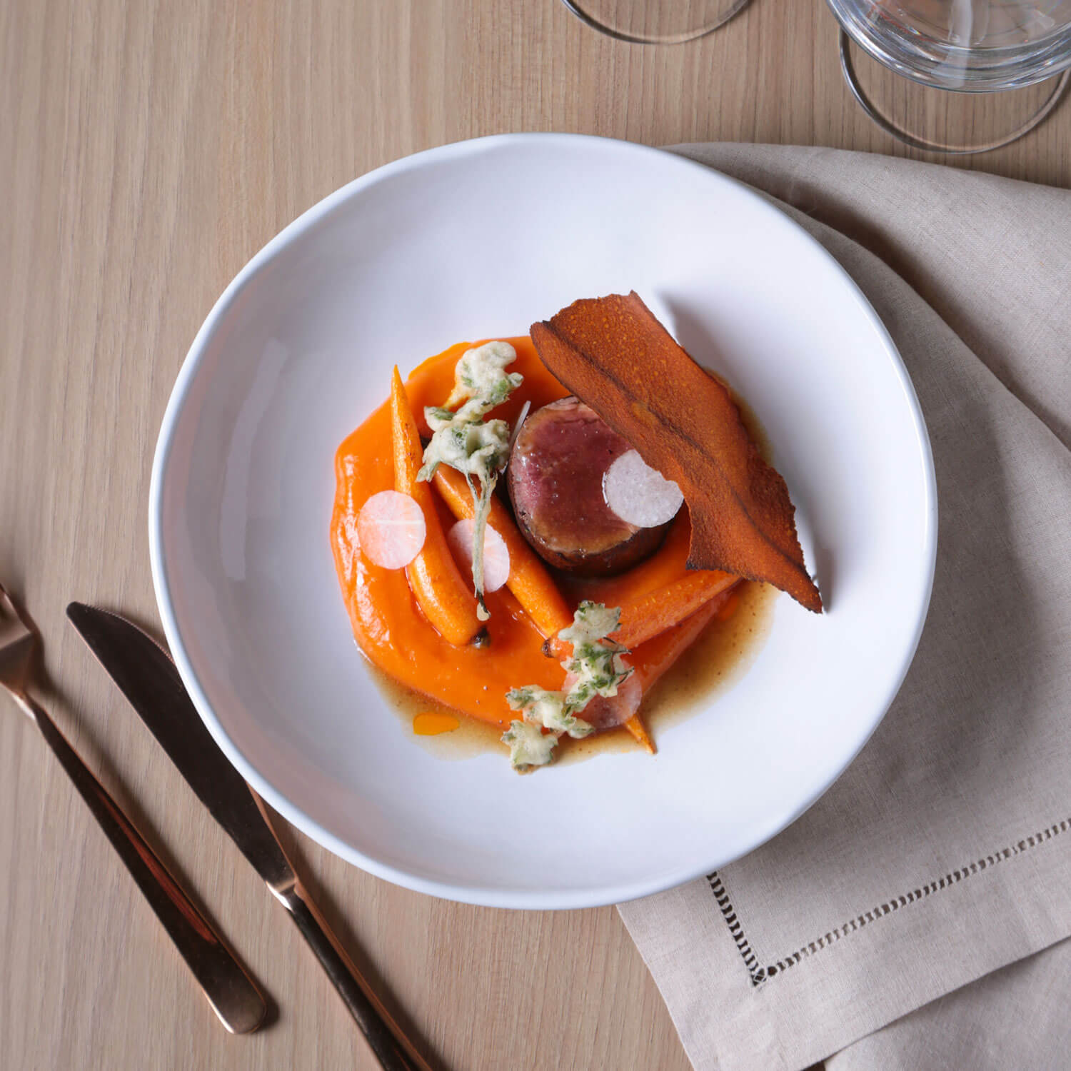 Conjunto com 6 Pratos Fundo Bio New White 22,5cm 830ml - Imagem 2