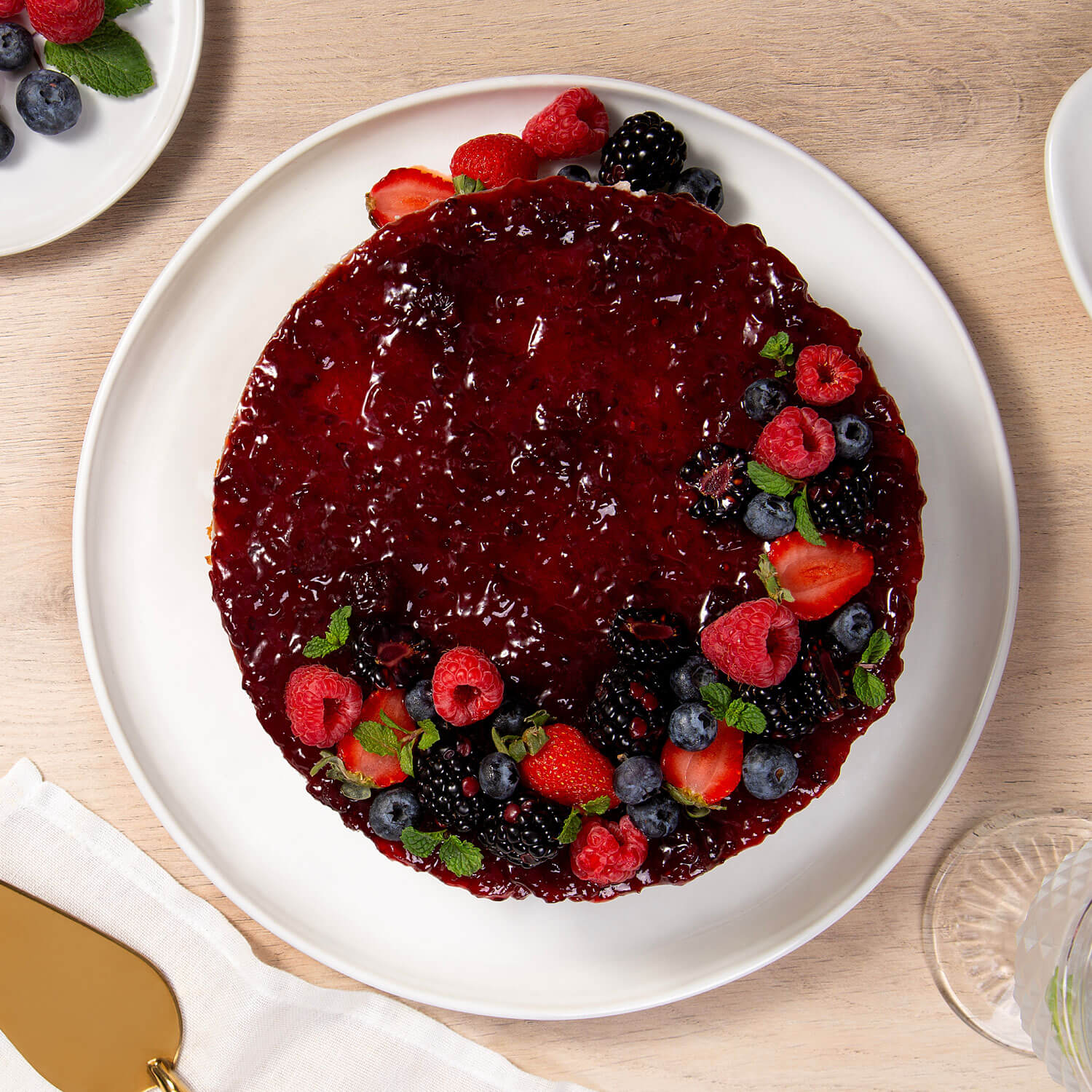 Conjunto com 6 Pratos Raso Bio New White Ø29cm - Imagem 3