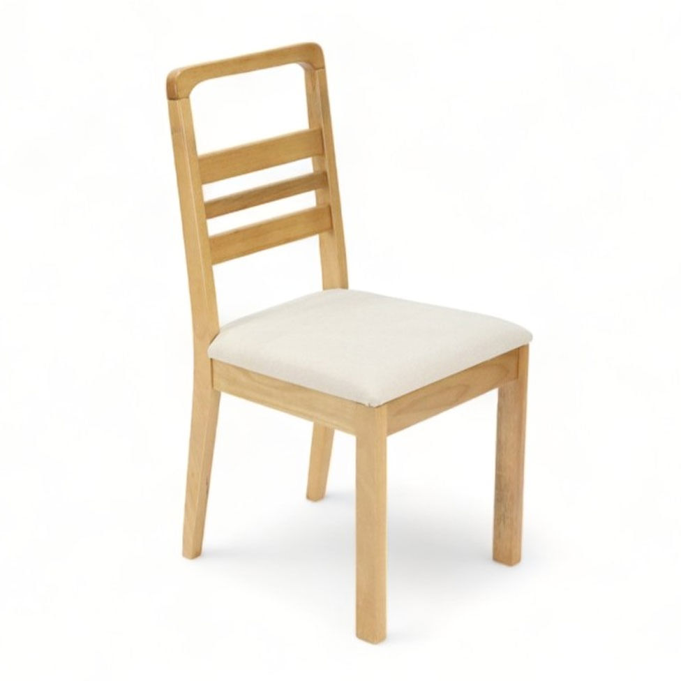 Cadeira Leblon com Assento em Linho Off White