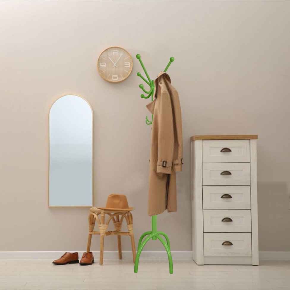 Cabideiro Mancebo de Chão Yang Verde - Imagem 2