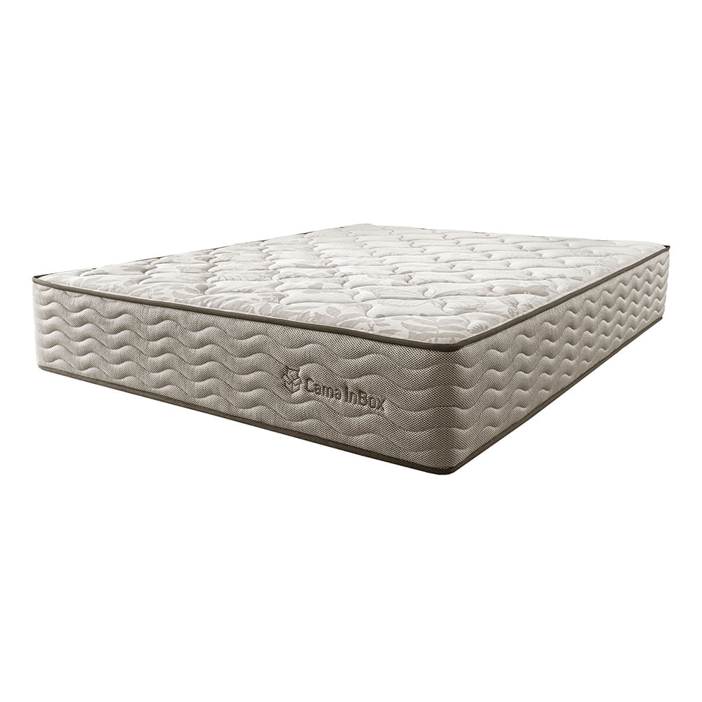 Colchão King Molas Ensacadas Euro 193x203x32 Cama inBox Ocean Bege - Imagem 5