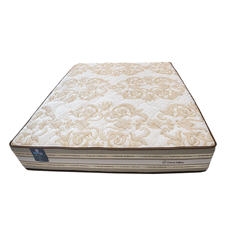 Colchão Queen Molas Ensacadas Pillow In 158x198x31 Cama inBox Duo Linem Bege - Imagem 4