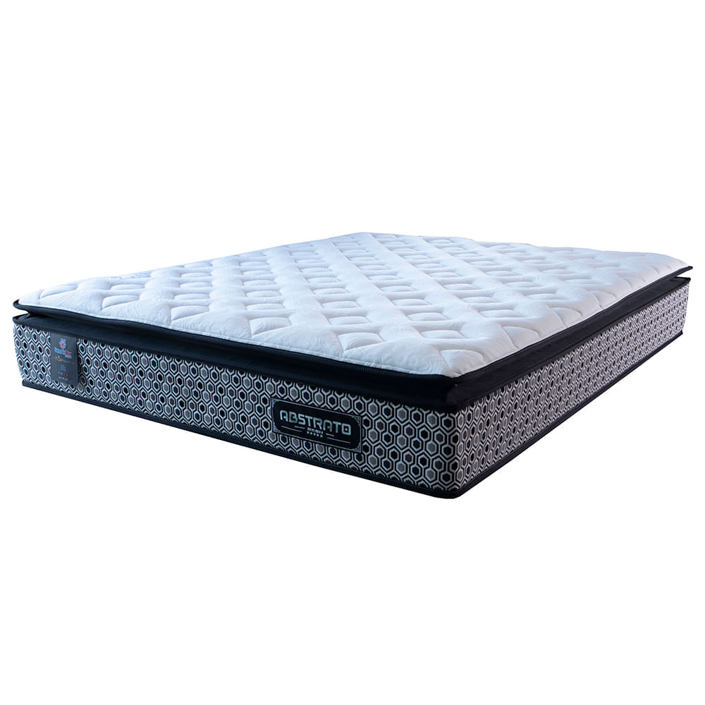 Colchão Queen Molas Ensacadas Pillow Top 158x198x31 Cama inBox Abstrato - Imagem 5