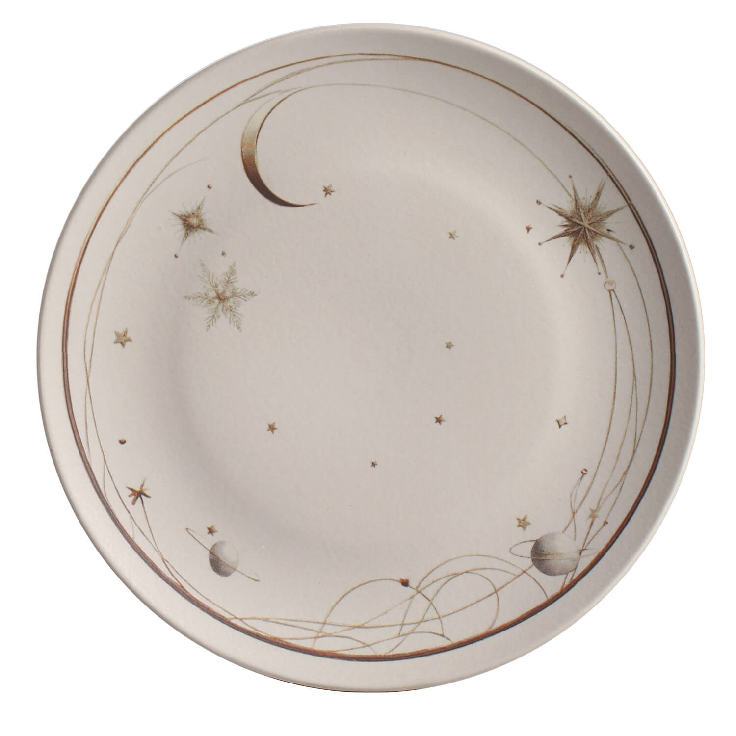 Conjunto com 6 Pratos Raso Coup Stoneware Encantados Ø26cm