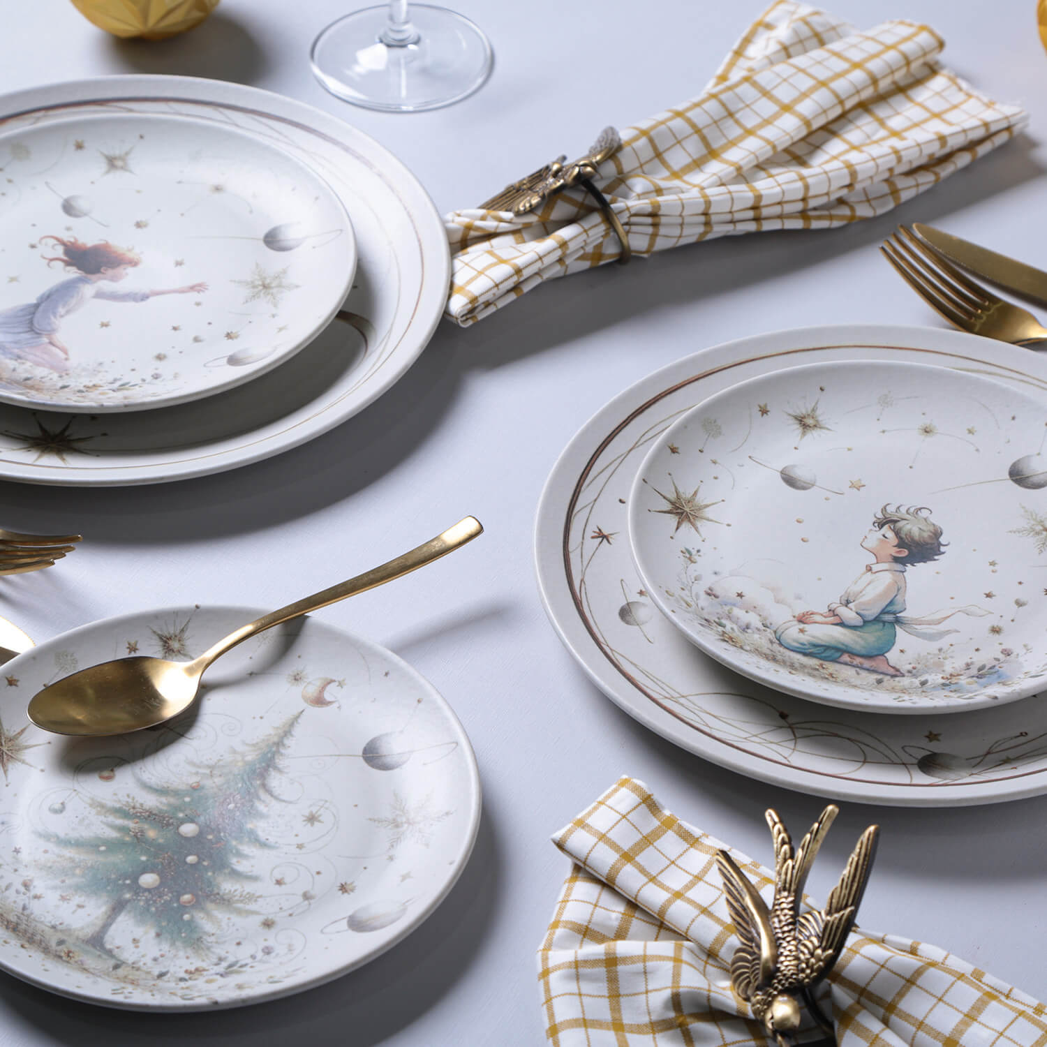 Conjunto com 6 Pratos Raso Coup Stoneware Encantados Ø26cm - Imagem 2